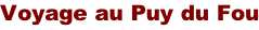 Voyage au Puy du Fou